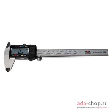 Штангенциркуль цифровой ADA Mechanic 150 А00379 - Угломеры и уровни в ...