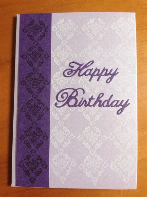 Purple birthday card - libjj | Purple birthday card, Birthday cards ...