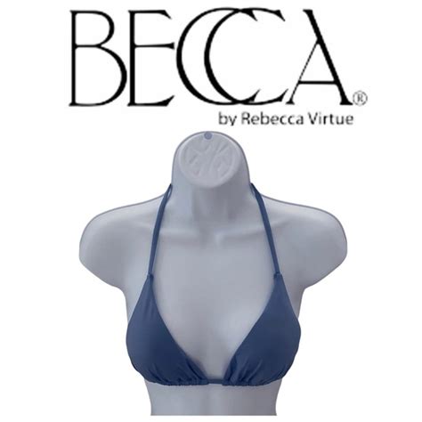 BECCA Swim Nwot Becca Cheryl Color Code Sliding Triangle Bikini Top