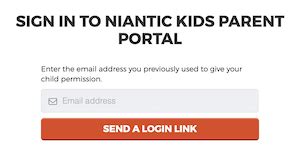 Reset my password — Niantic Kids Help Center