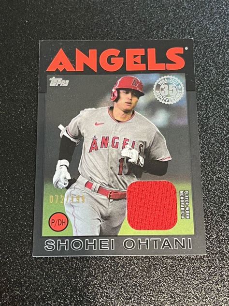 199枚限定 Shohei Ohtani Topps Baseball 35th Relic 大谷翔平 Angels 二刀流 72199