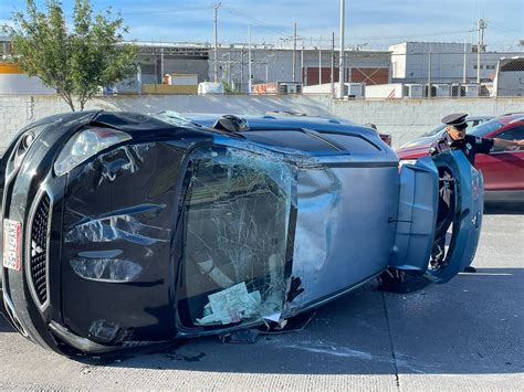 Imprudente Conductora Provoca Choque Y Volcadura Infochihuahua