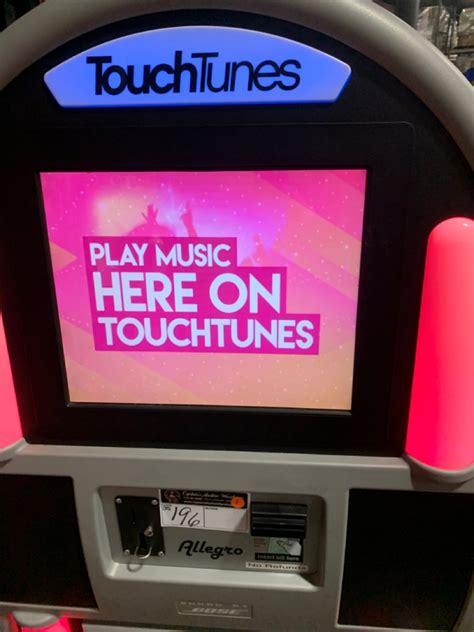 Touchtunes Allegro Updated Computer Digital Music Jukebox 1 3