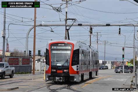 San Francisco Municipal Railway Siemens S200 Lrv4 Streetcars No 2001