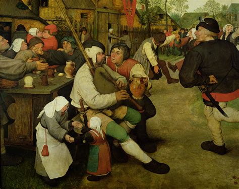 Peasant Dance By Pieter The Elder Bruegel