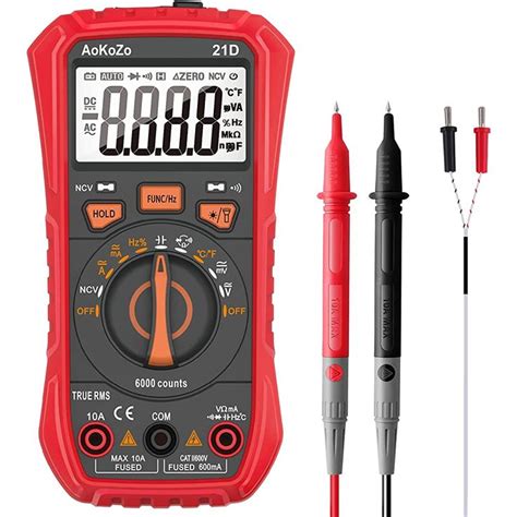 Multimètre Numérique Portable AoKoZo 21D Automatique Testeur Electrique