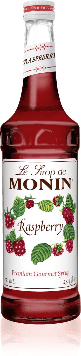 Monin Raspberry Syrup 750ml Glass Bottle Dilworth Coffee