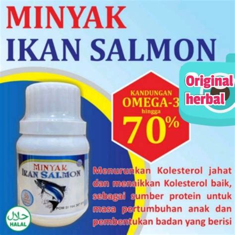 Jual Minyak Ikan Salmone Isi 50 Kapsul Original Kapsul Ikan Salmon