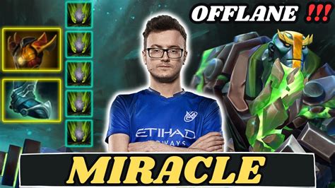 Miracle EARTH SPIRIT Offlane MIRACLE Perspective Full Match Dota