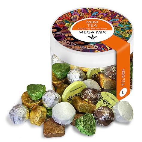 Настоящий Китайский Пуэр Набор СуперМикс2 Чай прессованный Пуэр 10 ...