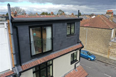 Aerial View Rear Dormer Loft Conversion Islington Ec A