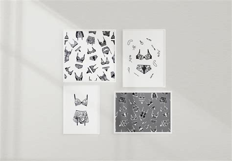 Lingerie Lace Illustration And Patterns Fashion Sketch Behance