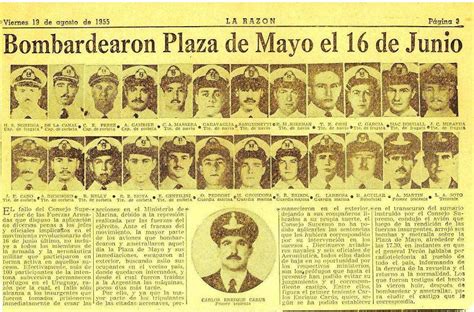 Historia Del Movimiento Obrero Argentino El Bombardeo De Plaza De Mayo