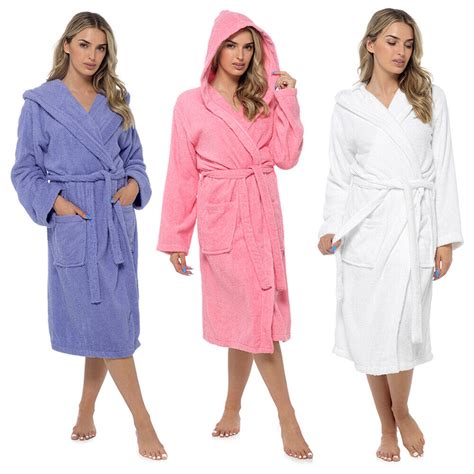 Luxury Egyptian Cotton Bath Robe Towelling Dressing Gown Terry Towel