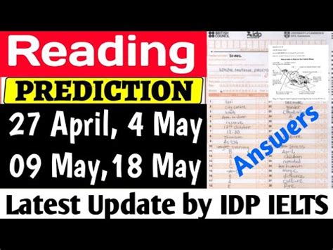 IELTS IDP New Update 27 April Ielts Exam 4 May IELTS Exam 9 May