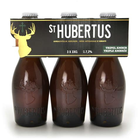 Sint Hubertus Bière ambrée 7 2 alc 3 x 33 cl Delhaize