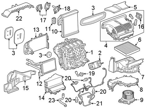 2003 Chevrolet Blazer Hvac Unit Case W O Auto Temp Ctrl 1st