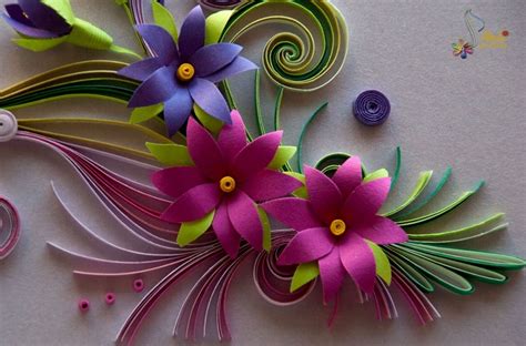 Quilling card flowers by Nelly Quilling Квиллинг нели Узоры из