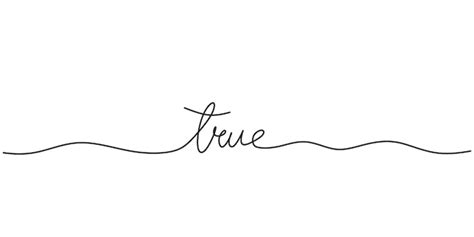 Premium Vector | True Continuous one line drawing Text phrase lettering ...