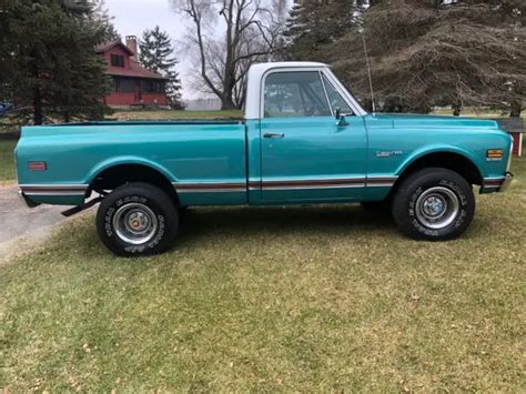 1971 Chevrolet K10 4x4 Fleetside 12 Ton Pickup Ls9 350 V8 Automatic