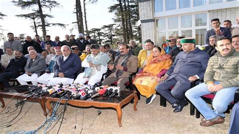 Himachal Pradesh Political Crisis Live Updates Six Rebel Congress Mlas