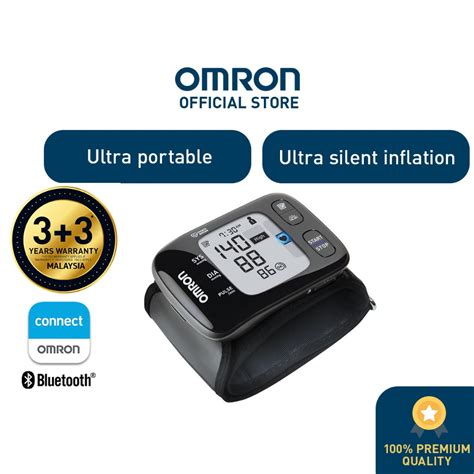 OMRON Bluetooth Wrist Blood Pressure Monitor HEM 6232T Shopee Malaysia