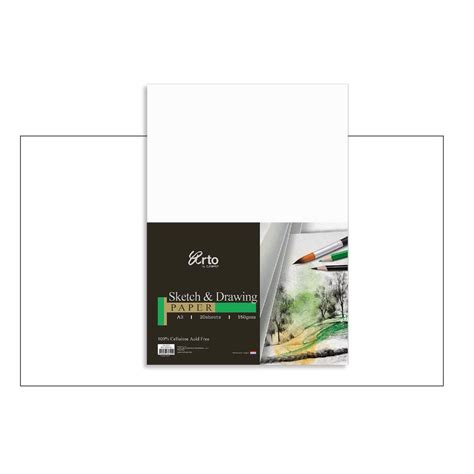 CAMPAP ARTO CR36324 A4 10 S SKETCH DRAWING PAPER PACK A4 Size X 2pack