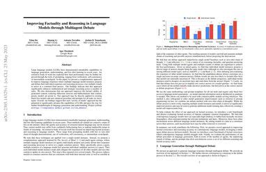 Improving Factuality And Reasoning In Language Models Through