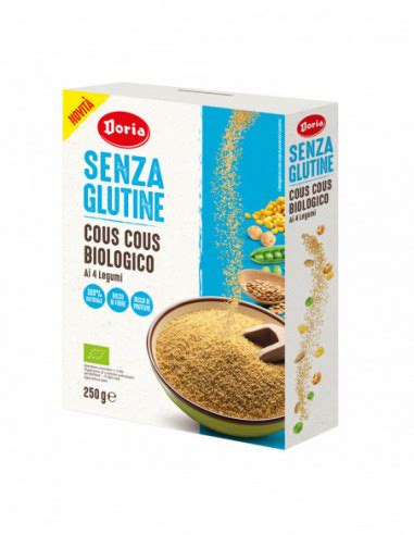 Cereali Senza Glutine Doria Cous Cous Biologico 4 Legumi 250 G Granfarma