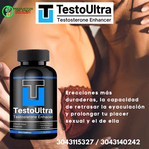 TestoUltra Black Testosterone Potenciador Masculino 1