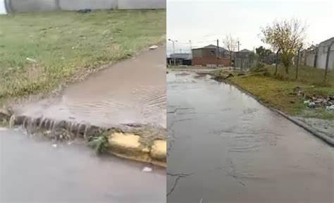 La rotura de un caño dejó sin agua a vecinos del barrio Bicentenario