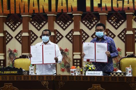 Plt Gubernur Dan Kepala Perwakilan Bpkp Kalteng Tandatangani Nota