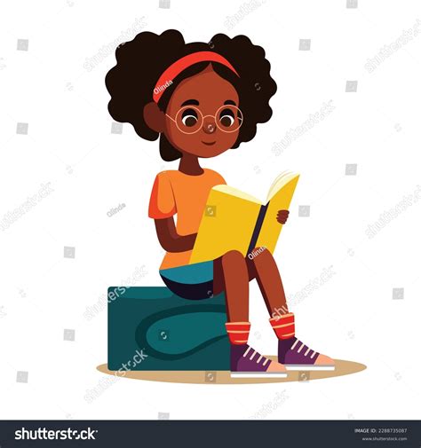 Cute Smiling Elementary School Black Girl Stock Vector Royalty Free 2288735087 Shutterstock