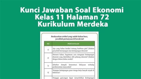 Kunci Jawaban Soal Ekonomi Kelas 11 Halaman 72 Kurikulum Merdeka Lembar Aktivitas 8 Halaman 4