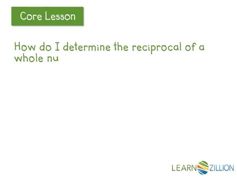 Understanding Reciprocals The Inverse Relationship Between