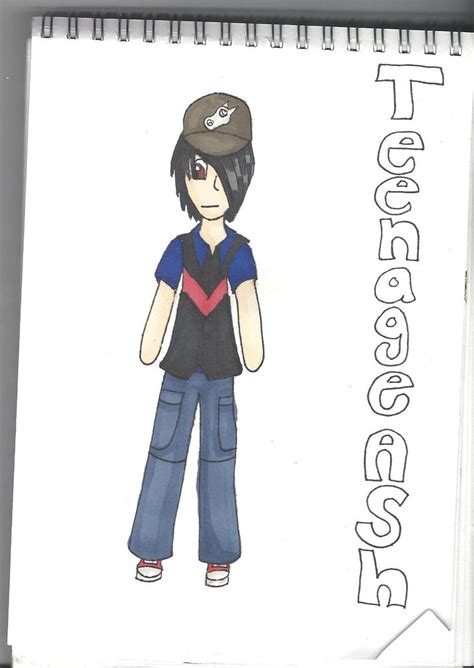 Ash Ketchum as a Teenager by sunlitlake on DeviantArt