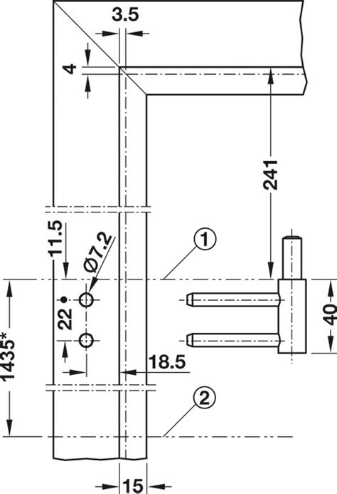 Rahmenteil Simonswerk V 3400 WF für ungefälzte und gefälzte