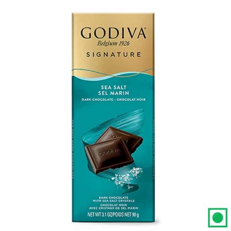 Godiva Signature Sea Salt Dark Chocolate 90g At Rs 525 Dark