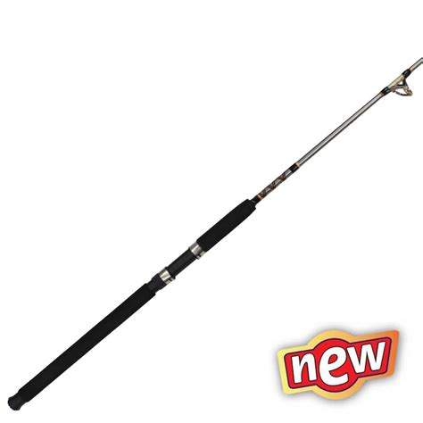 Cod boat fishing rod solid fiberglass - CG Emery