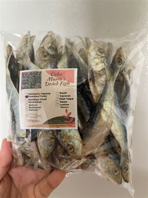 Cebu Marias Dried Fish Tamban Grams Lazada Ph