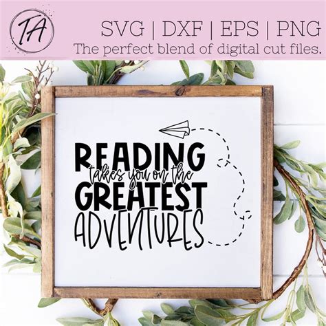 Reading Svg Reading Adventures Svg Classroom Library Svg Etsy