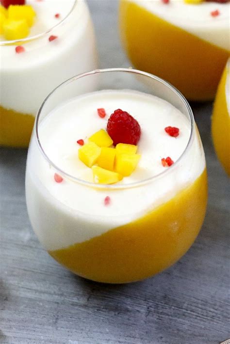 The Best Mango Panna Cotta