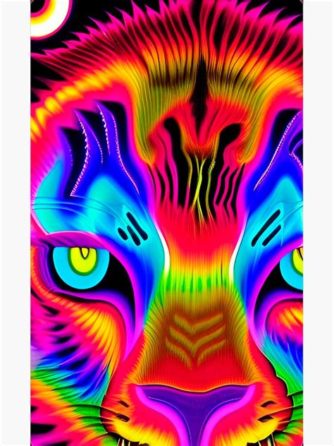 "feline digital art" Sticker for Sale by KINGMAGIC | Redbubble