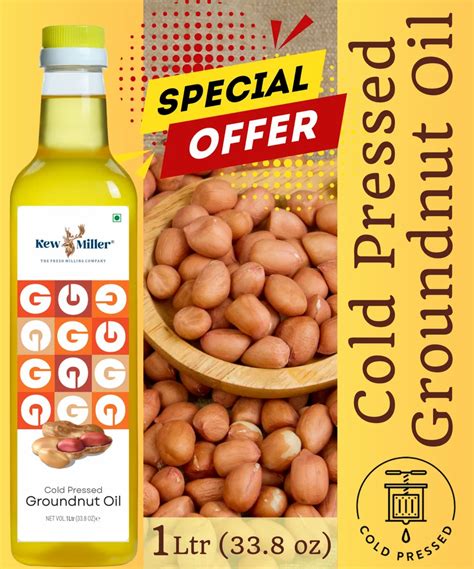 Cold Pressed Groundnut Peanut Oil 1 Litre At Best Price In Chennai