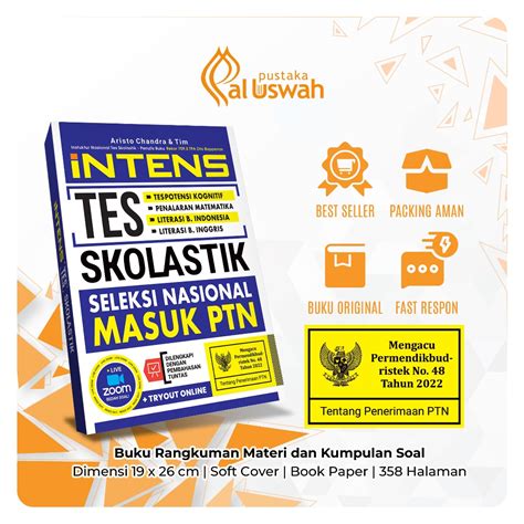 Jual Buku Snbt Tps Intens Materi Tes Skolastik Kognitif Terupdate