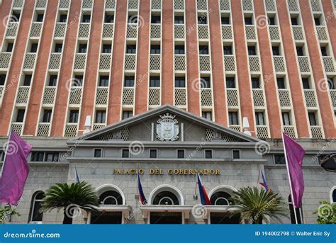 Palacio Del Gobernador Facade At Intramuros In Manila, Philippines Editorial Photo ...