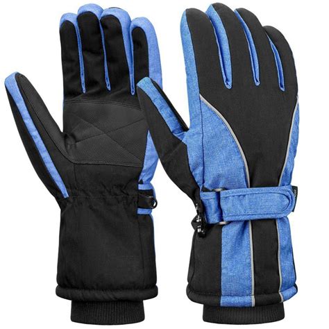 Terra Hiker Waterproof Microfiber Winter Ski Gloves for Women