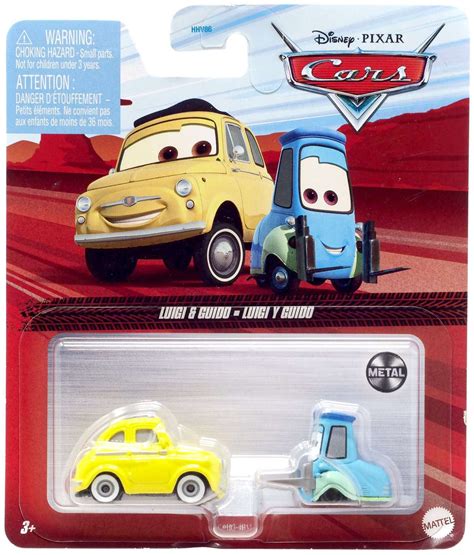 Disney / Pixar Metal Luigi & Guido Diecast Car - Walmart.com