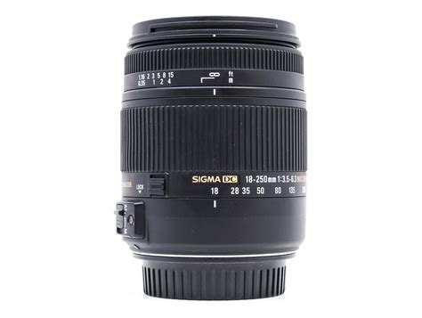 Used Sigma 18-250mm f/3.5-6.3 DC Macro OS HSM - Canon EF-S Fit | MPB