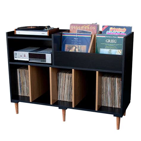 Estante Rack Para Discos De Vinil Td Pm Serena Estantes